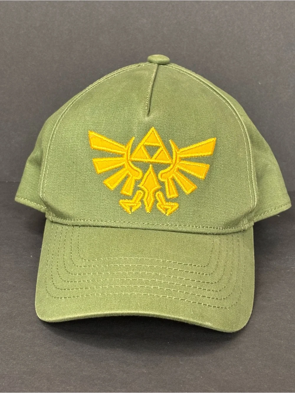 Nintendo The Legend Of Zelda Hyrule Crest Snapback Green 2023 Embroidered Hat - Picture 1 of 7